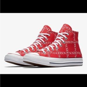 Red High Top JW ANDERSON X Converse Chuck Taylors